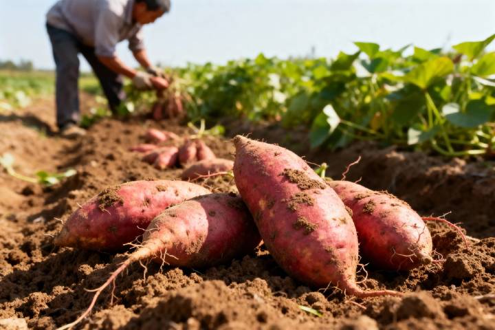Tatlı patates nerede yetişir?