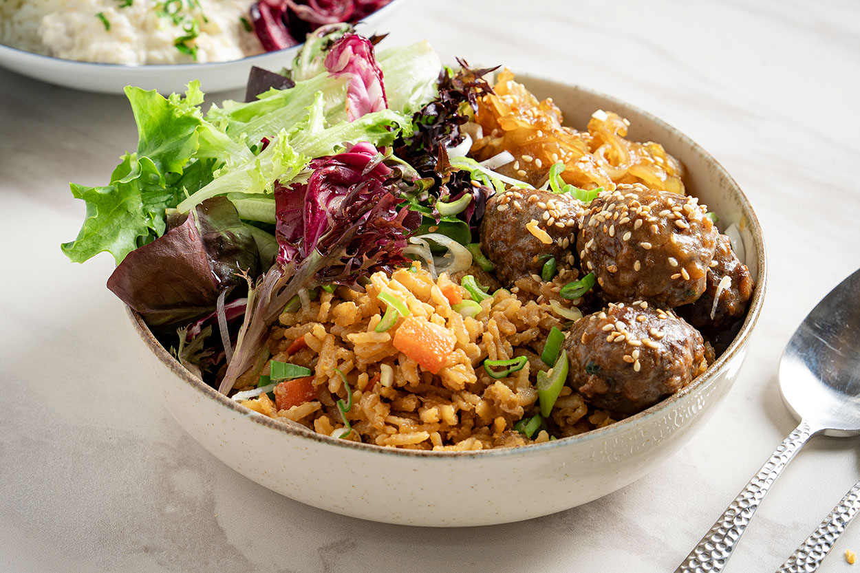 Teriyaki Köfte Bowl Tarifi